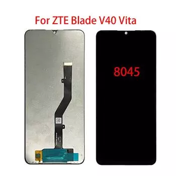ЖК-экран для ZTE Blade V40 Vita 8045, ЖК-дисплей, дигитайзер сенсорного экрана, полная сборка, запасная часть чёрный