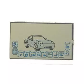 ЖК-экран высокого разрешения A6 для пульта дистанционного управления автомобильной сигнализацией