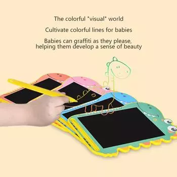 ЖК-электронный планшет для рисования One Click Clear Screen Pad для письма Детские развивающие игрушки Детские подарки Цветная графическая доска розовый