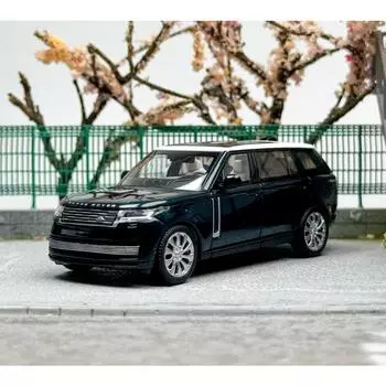 ЖК «Брикхаус» 1:64 Зеленый 2022 Range Rover Роскошный внедорожник Спортивная модель Литой металлический автомобиль Новая коллекция