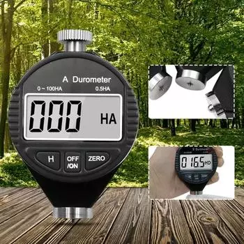 ЖК-цифровой дисплей, тип A/C/D, твердомер, твердомер для резиновых шин, аксессуар для дюрометра D