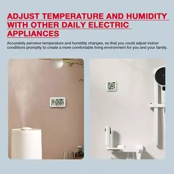 ЖК-цифровой термометр, гигрометр, электронный измеритель температуры и влажности для помещения, датчик метеостанции для дома
