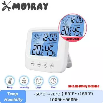 ЖК-цифровой термометр-гигрометр для помещений, электронный измеритель температуры и влажности, датчик, метеостанция для дома