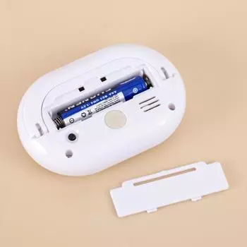 ЖК-цифровой термометр-гигрометр для помещений Мини-электронный измеритель температуры и влажности Датчик-манипулятор Метеостанция для дома белый