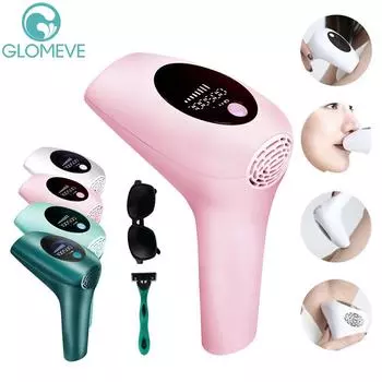 ЖК-дисплей 900000, перманентная вспышка, профессиональная лазерная эпиляция, IPL для женщин, гладкое бритье, безболезненный инструмент для удаления волос белый