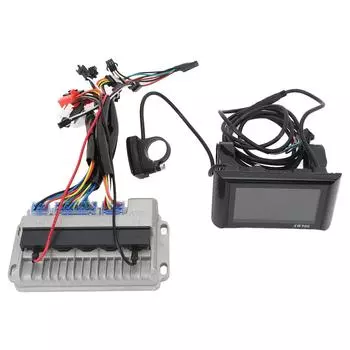 ЖК-дисплей Бесщеточный контроллер двигателя Комплект 36 В 48 В 60 В 500 Вт 28 А Алюминиевый сплав Водонепроницаемый Backl