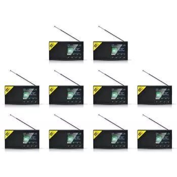 ЖК-дисплей, Bluetooth-совместимый цифровой радиоприемник 5.0, стерео DAB FM-аудиоприемник