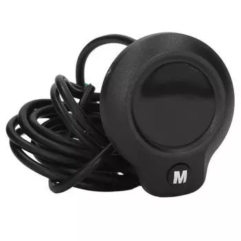 ЖК-дисплей для электрического велосипеда, скутера, ABS, круглый дисплей данных для электрического велосипеда, ЖК-дисплей, счетчик 3