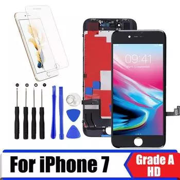 ЖК-дисплей для iPhone 7 7G, замена дигитайзера сенсорного экрана в сборе For iPhone 7 белый