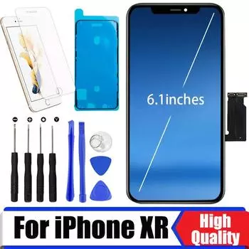 ЖК-дисплей для iPhone XR, ЖК-дисплей, дигитайзер сенсорного экрана с заменой сборки