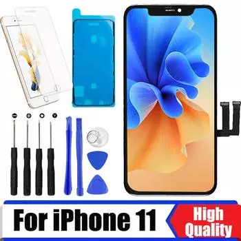 ЖК-дисплей для замены блока дигитайзера сенсорного экрана iPhone 11 11