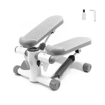 ЖК-дисплей, мини-велосипедная педаль, степпер для фитнеса, беговая дорожка для похудения, степпер для домашнего спортзала серый