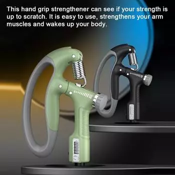 ЖК-дисплей Тренажер для укрепления хвата рук Тренажер для укрепления мышц рук Тренировка силы хвата рук зелёный