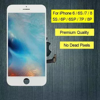 ЖК-дисплей высшего качества для iPhone 7, 6, 6s, 7, 8 plus, сенсорный экран с 3D сенсорным дисплеем для iPhone 4S, 5, 5S, 5SE, ЖК-экран CHINA