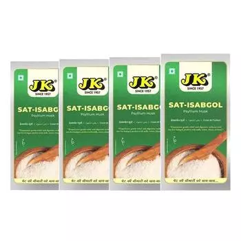 ЖК Исабгол, 100г | Бхуси | Шелуха псиллиума | Избавление от проблем с пищеварением (Пакет из 4)