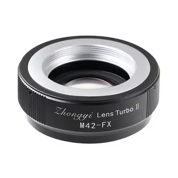 Zhong Yi Optics Focal Reducer Mount Adapter Lens Turbo II Mount Lens to Fujifilm X M42-FX (M42 Mount) чёрный