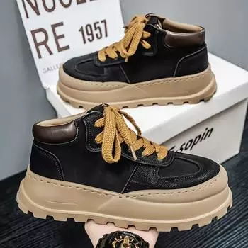 Zhongbang fashion men s shoes 2024 winter new trend versatile casual sports tooling board shoes men s shoes 39