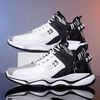 Zhongbang sports shoes new men s shoes simple and fashionable panda basketball shoes versatile and lightweight sports and leisure shoes 39 синий
