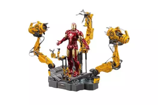 ZHONGDONG ZD TOYS Iron Man MK4 Ремонтная стойка Модель Подвижная фигурка Оригинальный набор [AC] 1/10 и