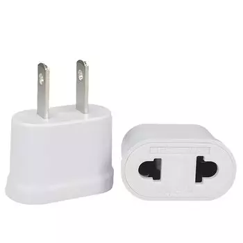 ZHSHXNGY Преобразовательная вилка-розетка Блок питания для заграничного мультиадаптера с 2 отверстиями Плоский стандартный японский дорожный электроприбор Маленький и простой в использовании