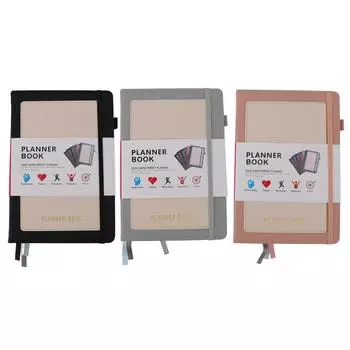 Журнал-блокнот А5 для колледжа, линейка журналов, блокнот из искусственной кожи, планировщик, журнал-блокнот для ежедневника, автобус Black