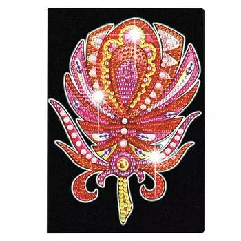 Журнал-блокнот с алмазной живописью в форме цветка для взрослых студентов