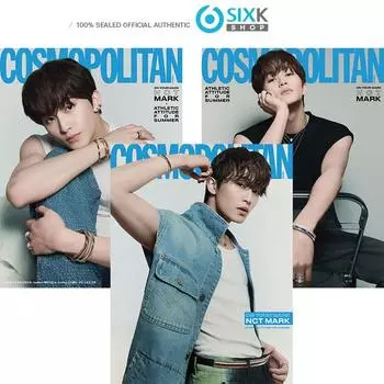 Журнал COSMOPOLITAN - Обложка NCT MARK [июньский номер 2024 г.] с переводом