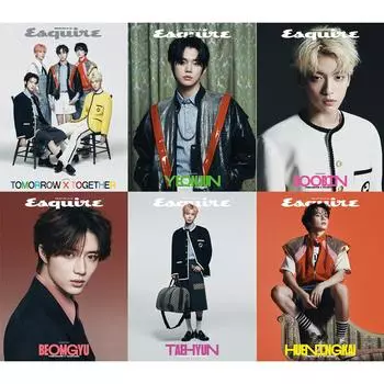 Журнал ESQUIRE Korea Magazine 2023, февраль TXT,ЁНДЖУН,СУБИН,БОМГЮ,ТЭХЁН,ХЮНИНКАЙ A