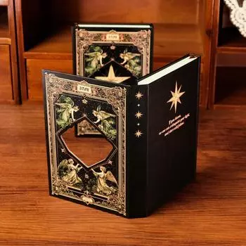 Журнал, готический журнал, женский ежедневник, ежедневник, журнал управления временем, органайзер для чтения, мужской оккультный журнал, One Size