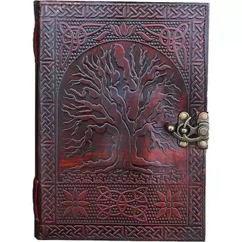 Журнал Grimoire, блокнот из натуральной кожи в деревенском стиле, дорожный журнал из натуральной кожи, винтажный дневник, скетчбук, многоразовый журнал, A5, ручная работа 7 x 5 in