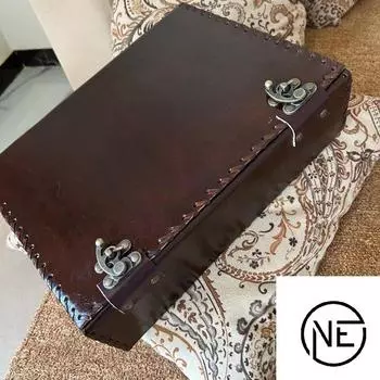 Журнал из кожи ручной работы с гравировкой на заказ, 400 винтажных бумажных журналов из кожи, журнал ведьмы для зарисовок и записей, книга теней 13 x 10 in коричневый