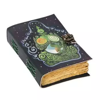 Журнал Матери земли, Древо жизни, Винтажный кожаный журнал, блокнот, викканский 7 x 5 in