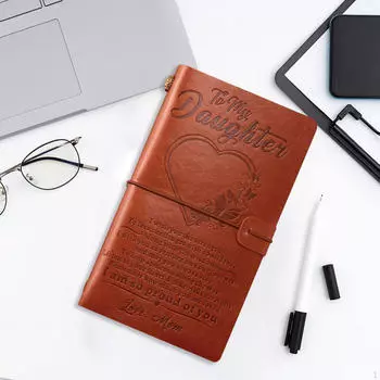 Журнальный блокнот, ежедневный блокнот для путешествий, художественные подарки ручной работы для женщин, мужчин, девочек-подростков и мальчиков с ремешками Style A