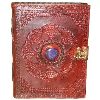 Журнал ручной работы, кожаный журнал, записная книжка, дневник для путешествий или винтажная книга для эскизов, хлопковая бумага для мужчин и женщин (7x5 дюймов, коричневый) 7 x 5 in коричневый