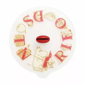 Журнал с силиконовой крышкой MOOMIN, красный 60043 красный