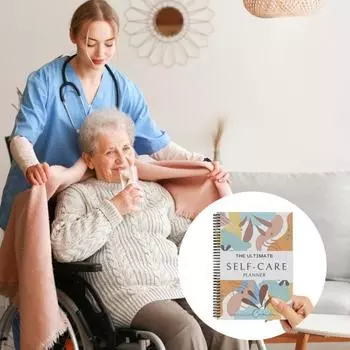 Журнал самообслуживания Блокнот A5 Ежедневный планировщик размышлений Психическое здоровье Личное развитие Журнал настроения Медитация Трекеры здоровья Sets