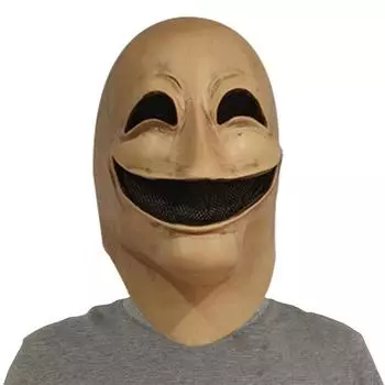 Жуткая маска на Хэллоуин, улыбающаяся маска демона, ужас, костюм на Хэллоуин, реквизит