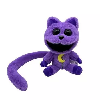 Жуткая плюшевая игрушка в виде животных, игра ужасов, вдохновленная кроликом, кошкой, плюшевая кукла, украшение дома, детские фанаты игр, Рождественский подарок фиолетовый