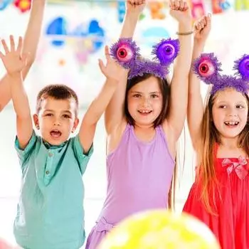 Жуткая повязка на голову на Хэллоуин с мигающими глазами, летучая мышь, обруч для волос для косплея, аксессуар для вечеринки черный серый