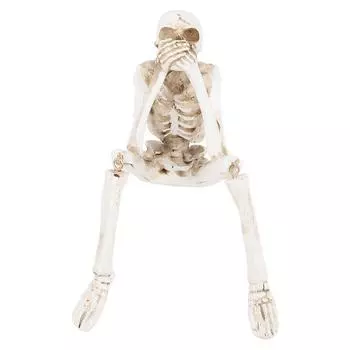 Жуткий скелет, коллекционная фигурка, скелет в полный рост, череп, фестиваль, украшение из смолы для Sh