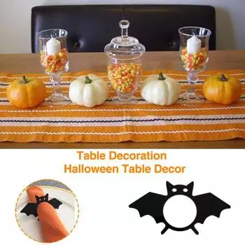 Жуткое кольцо для салфеток на Хэллоуин, элегантные и роскошные украшения стола, декоративное кольцо для салфеток с привидениями, праздничные принадлежности E