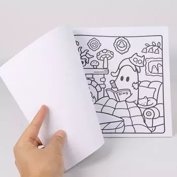 Жутковатая милашка: Раскраска для взрослых и подростков Очаровательные жуткие существа Маленькие жуткие милашки A3