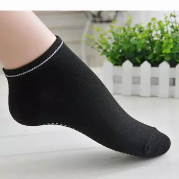 Zi Man Yoga Socks Non Slip Female Professional Toe Socks Yoga Socks Winter Yoga Supplies Sports Fitness Gloves Socks Ship type black (one get one free)