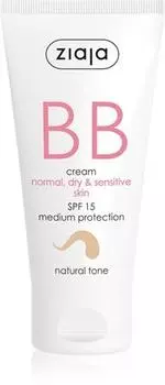 Ziaja BB Cream BB-крем для нормальной и сухой кожи. TU прозрачный