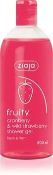Ziaja Fruity Cranberry & Wild Strawberry gel douche hydratant TU прозрачный
