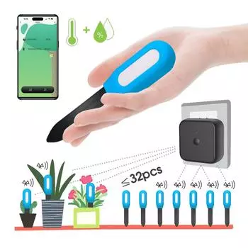 Zigbee WiFi/Bluetooth-совместимый монитор температуры беспроводной датчик для теплицы водонепроницаемый термометр гигрометр влажность почвы