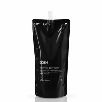 ZIGEN Мужской шампунь для всего тела, мыло для тела, дезодорирующее, против запаха кожи головы [волосы/кожа головы/тело], очищающее средство для всего тела, предотвращение запаха, мужской шампунь, освежающее средство