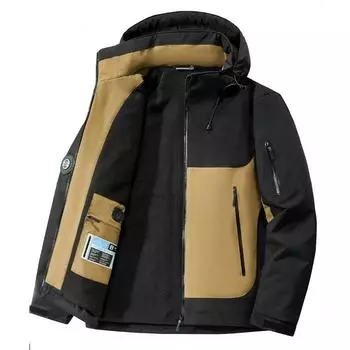 Зима осень мужские толстые теплые водонепроницаемые парки свободного покроя куртки для пар мужские пальто мужская парка больших размеров зимняя куртка XXXXXL зелёный
