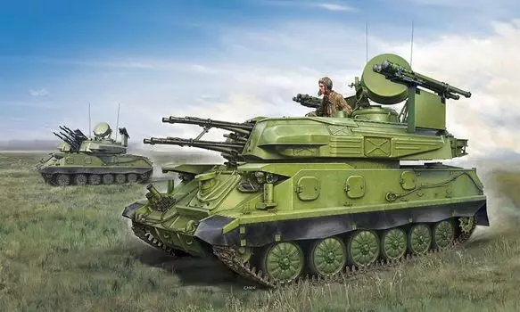 Zimi model Silka plastic model ZM35124 1/35 ZSU-23-4 M2/M4 (tank)