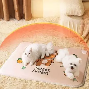 Зимнее электрическое одеяло, товары для животных, теплый коврик для кошек, водонепроницаемый, устойчивый к царапинам, умный, с постоянной температурой, электрический матрас для собак